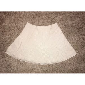 Jack by BB Dakota White Skater Skirt